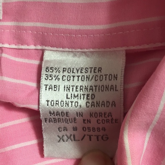 Tabi Stripped Shirt XXL GUC - Picture 4 of 8